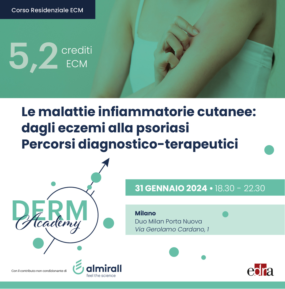 DermAcademy Le malattie infiammatorie cutanee: dagli eczemi alla psoriasi - Percorsi diagnostico-terapeutici