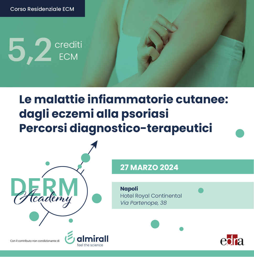 DermAcademy Le malattie infiammatorie cutanee: dagli eczemi alla psoriasi - Percorsi diagnostico-terapeutici